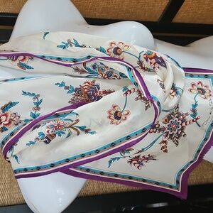 Oscar De La Renta Silk Scarf